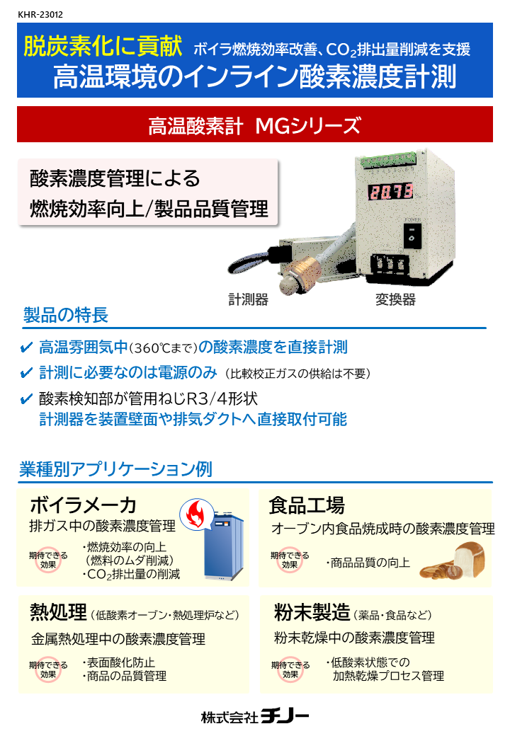 KHR-23012 High temp O2 meter