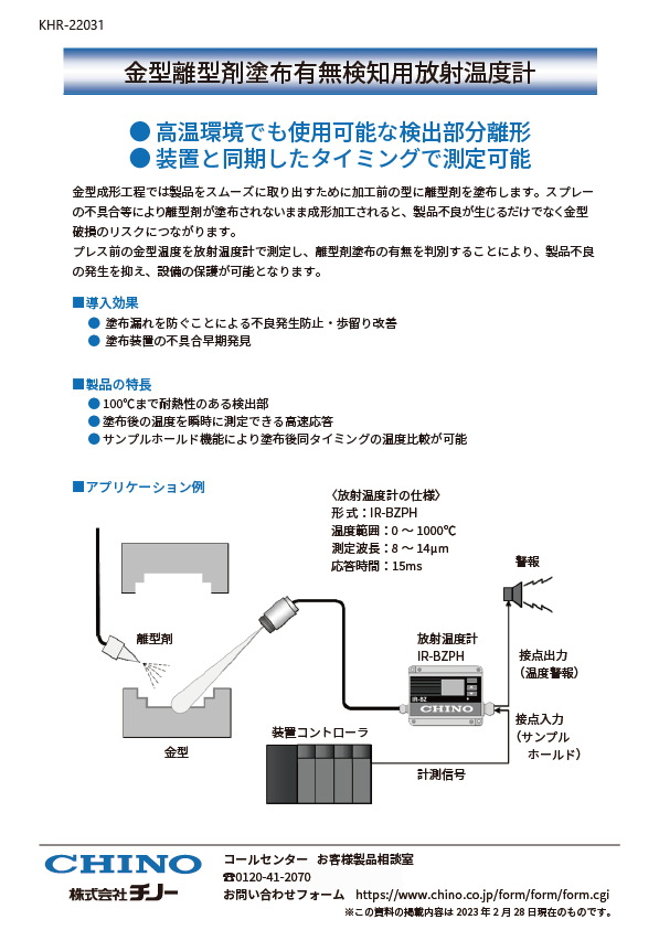 KHR.22031.Mold release agent IR