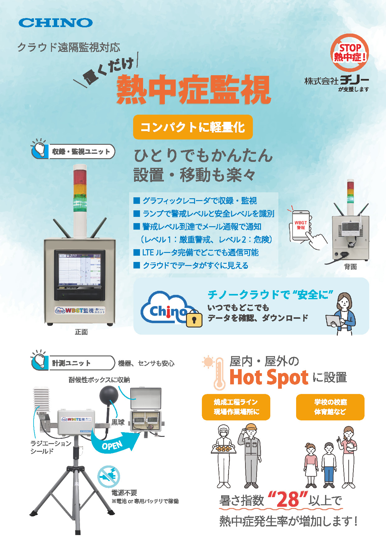 Heatstroke monitoring flyer